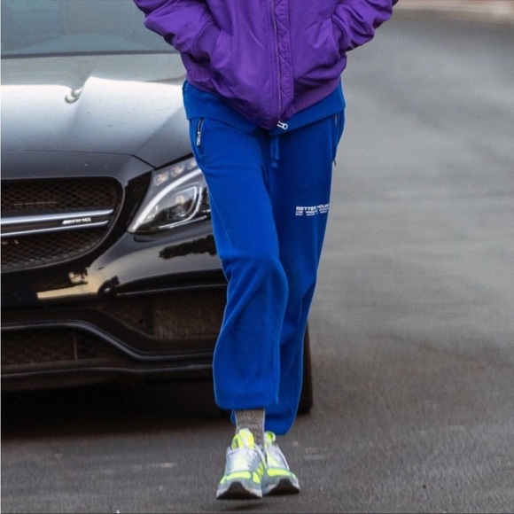 NWT (L) Sincerely Jules x Bandier Juniper Sweatpant Winter Blue - Picture 2 of 10